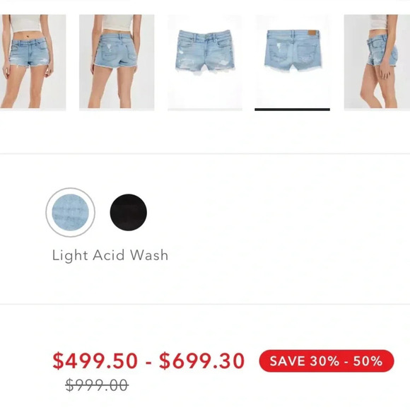 American Eagle outfitters 🦅cut off shorts - Picture 7 of 8